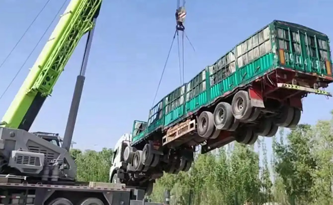 锡林浩特道路脱困救援案例